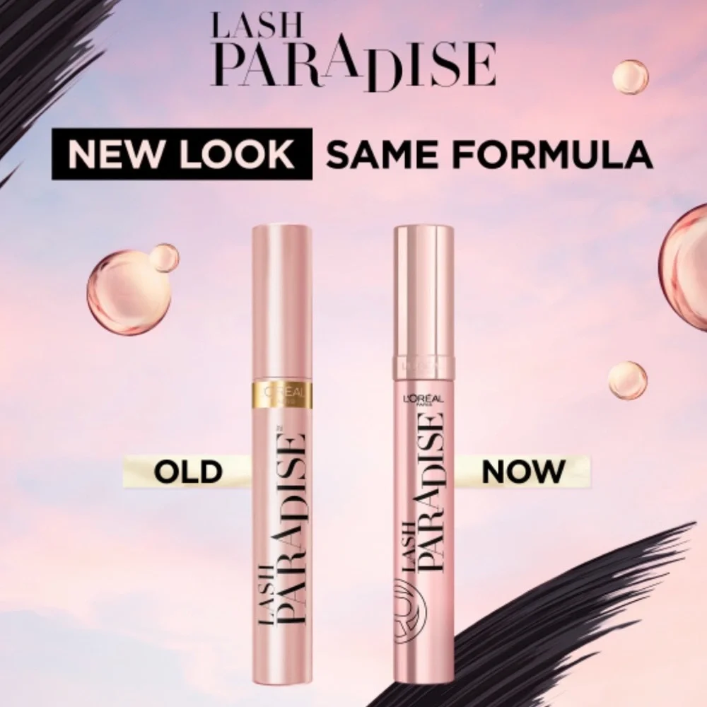 L'OREAL VOLUMINOUS LASH PARADISE Waterproof Mascara #200 BLACKEST BLACK *NEW*